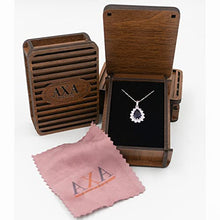 Load image into Gallery viewer, AXA Jewelry Gemstone 925 Sterling Silver Women's Necklace, Blue stone, Fashion Jewelry Pendant Necklaces, Gift
