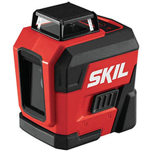 Load image into Gallery viewer, SKIL 65ft. 360° Red Self-Leveling Cross Line Laser Level with Horizontal and Vertical Lines Rechargeable Lithium Battery with USB Charging Port, Compact Tripod &amp; Carry Bag Included - LL932201
