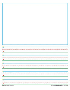 Teacher Created Resources 76543 Smart Start 42737 Story Paper: 360 sheets