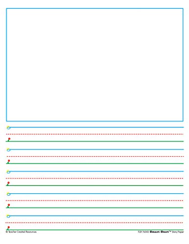 Teacher Created Resources 76543 Smart Start 42737 Story Paper: 360 sheets