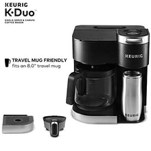 Load image into Gallery viewer, Keurig K-Duo Coffee Maker, Single Serve and 12-Cup Carafe Drip Coffee Brewer, Compatible with K-Cup Pods and Ground Coffee, Black
