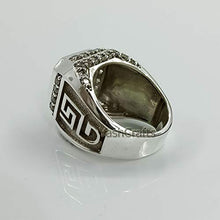 Load image into Gallery viewer, Natural Amethyst Ring 92.5 Sterling Silver Ring, Natural Amethyst Gemstone Ring, February Birthstone Ring, Amethyst Wedding&amp;Engagement Ring, Mens Ring, Gift Jewelry Ring For Him
