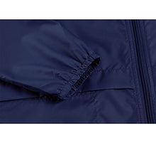 Load image into Gallery viewer, Hount Women&#39;s Lightweight Hooded Raincoat Waterproof Packable Windbreaker Jacket (L, Navy Blue)
