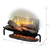 Load image into Gallery viewer, DIMPLEX Revillusion 25" Plug-In In Electric Fireplace Log Set Model: RLG25), 120V, 1500W, 12.5 Amps Black

