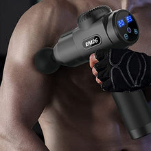 Load image into Gallery viewer, TOLOCO Massage Gun, Upgrade Percussion Muscle Massage Gun for Athletes, Handheld Deep Tissue Massager (Black)
