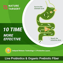 Load image into Gallery viewer, NATURE TARGET Probiotics-for-Women Prebiotics-and-Probiotics-Powder, 100-Billion-CFUs 45-Day-Supply, Probiotics for Women, Men and Kids, 60 Billion Probiotic for Digestive Health
