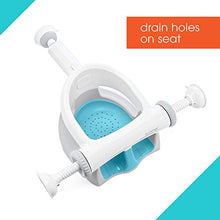 Load image into Gallery viewer, Summer My Bath Seat Soft Support (Aqua ) – Contoured Bath Seat for Children Transitioning to the Adult Bathtub – Features Drain Holes, Sure &amp; Secure Suction Cups, and Spacious Open-Side Design
