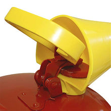Load image into Gallery viewer, Eagle UI-20-FS Red Galvanized Steel Type 1 Gasoline Safety Can with Funnel, 2 gallon Capacity, 9.5" Height, 11.25" Diameter
