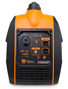 WEN 56225i 2250-Watt Gas Powered Portable Inverter Generator with Fuel Shut-Off, CARB Compliant