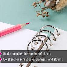 Load image into Gallery viewer, Mr. Pen- Loose Leaf Binder Ring, 40 Pack, Binder Rings 1 Inch, Binder Rings, Book Rings, Metal Rings for Index Cards, Rings for Flash Cards, Index Card Rings, Paper Rings, Small Binder Ring, Book Ring
