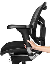 Load image into Gallery viewer, WorkPro Quantum 9000 Ergonomic Mesh/Fabric Mid-Back Manager&#39;s Chair, Lime/Black
