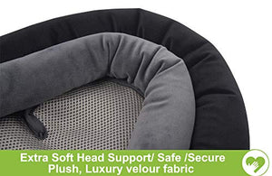 COOLBEBE Upgraded 3-in-1 Baby Head Neck Body Support Pillow for Newborn Infant Toddler - Extra Soft Car Seat Insert Cushion Pad, Perfect for Carseats, Strollers, Swing