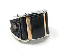 Load image into Gallery viewer, KAR 925K Stamped Sterling Silver Black Onyx Men&#39;s Ring K6F (10.25)
