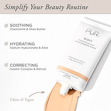 Load image into Gallery viewer, PÜR 4-in-1 Tinted Moisturizer With SPF 20 - Hydrating Face Moisturizer, Primer, &amp; Foundation With Shea Butter, Aloe Vera &amp; Vitamin B3 - Vegan Friendly - Free of Paraben, Gluten &amp; BPA - Fair Ivory
