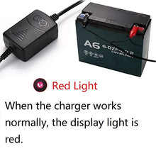 Load image into Gallery viewer, 12V Sealed Lead Acid (SLA) Battery Charger 1300mA, with Short Circuit Protection

