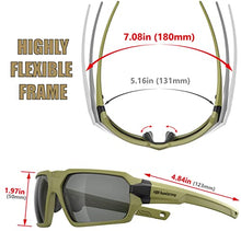 Load image into Gallery viewer, HUNTERSKY HTS Q37 anti-fog polarized Tactical hunting Shooting sunglasses Military Grade Ballistic Impact Protection eye pro army Glasses, Motorcycle riding running driving Gun Range
