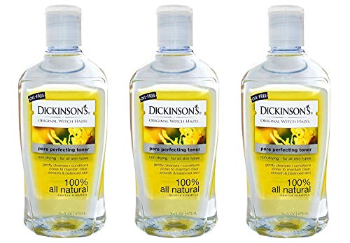 Dickinsons Original Witch Hazel Pore Perfecting Toner 16 fl. oz. (Pack of 3)