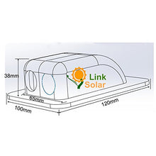 Load image into Gallery viewer, Link Solar Weatherproof ABS Solar Double Cable Entry Gland for All Cable Types 2mm² to 6mm² for Solar Project on Rv, Campervan, Boat
