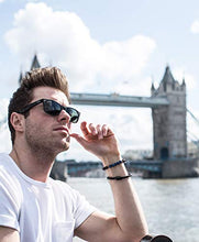 Load image into Gallery viewer, Believe London Onyx Gemstone Bracelet Healing Bracelet Chakra Bracelet Anxiety Crystal Natural Stone Men Women Stress Relief Reiki Yoga Diffuser Semi Precious
