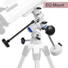 Load image into Gallery viewer, Telescopes for Adults, 70mm Aperture and 700mm Focal Length Professional Astronomy Refractor Telescope for Kids and Beginners - with EQ Mount, 2 Plossl Eyepieces and Smartphone Adapter
