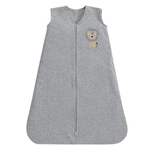 Lambs & Ivy Jungle Safari Gray/Tan/White Nursery 6-Piece Baby Crib Bedding Set