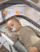 Load image into Gallery viewer, besrey Bassinet for Baby, 3 in 1 Portable Baby Bassinets, Rocking Cradle Bed, Easy Folding Bedside Sleeper Crib, Quick-Fold for Newborn Infant, up to 33 lb Compact Storage, Mattress and Net Included
