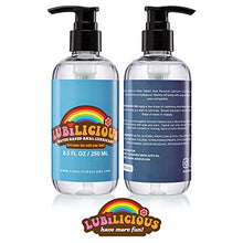 Load image into Gallery viewer, Lubilicious Anal Lube | Water Based Lubrication for Men &amp; Women | Water Based Lube for Him &amp; Her | Natural Water Based Lubricant | Personal Lubrication | Better Anal Lubricant | Anel Lube 8.5 oz
