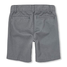Load image into Gallery viewer, The Children's Place boys Chino Shorts, Storm, 4 husky
