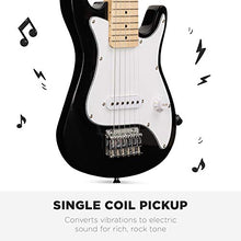 Load image into Gallery viewer, Best Choice Products 30in Kids Electric Guitar Beginner Starter Kit w/ 5W Amplifier, Strap, Case, Strings, Picks - Black
