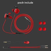 Load image into Gallery viewer, Gaming Earbuds with Microphone, Friencity Wired Earphones for Cell Phone Noise Cancelling w/Adjustable Mic, E-Sport in-Ear Headphones for Nintendo Switch, Xbox One, PS4, PC, Laptop with 3.5mm Jack

