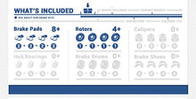 Load image into Gallery viewer, Callahan CDS04331 FRONT 345mm + REAR 330mm D/S 5 Lug [4] Rotors + Brake Pads + Clips + Sensors
