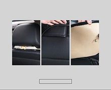 Load image into Gallery viewer, EDEALYN New Universal car seat Cover PU Leather Car Seat Cushion Car seat backrest pad - Car Interior Accessories,1 PCS (Black-B)
