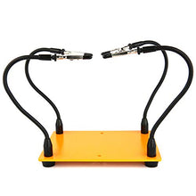 Load image into Gallery viewer, KOTTO Helping Hands Soldering, Third Hand Soldering Tool PCB Holder Four Arms Helping Hands Crafts Jewelry Hobby Workshop Helping Station Non-Slip Steel Weighted Base
