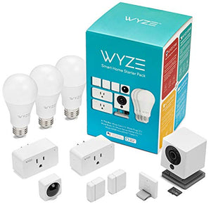 Wyze Cam 1080p HD Indoor Smart Home Camera with Night Vision, 2-Way Audio, Works with Alexa & The Google Assistant