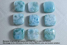 Load image into Gallery viewer, Thanksgiving gift for jewelry, cabochon larimar ring, genuine pectolite larimar ring, solid 925 sterling silver ring, signet heavy silver ring, designer statement ring, men&#39;s gemstone ring
