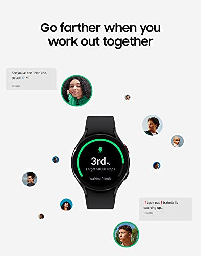 Load image into Gallery viewer, Samsung Electronics Galaxy Watch 4 44mm Smartwatch with ECG Monitor Tracker for Health Fitness Running Sleep Cycles GPS Fall Detection Bluetooth US Version, Black