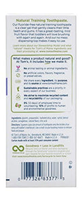 Tom's of Maine Fluoride-Free Toddler Training Toothpaste, Mild Fruit, 1.75 oz.