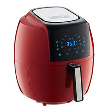 Load image into Gallery viewer, GoWISE USA 5.8-Quart Programmable 8-in-1 Air Fryer XL + Recipe Book (Chili Red)
