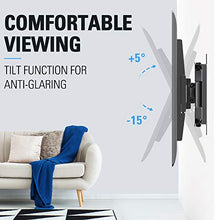 Load image into Gallery viewer, Mounting Dream UL Listed TV Mount TV Wall Mount with Swivel and Tilt for Most 32-55 Inch TV, Full Motion TV Mount with Articulating Dual Arms, Max VESA 400x400mm, 99 lbs. Loading, 16 inch Studs MD2380
