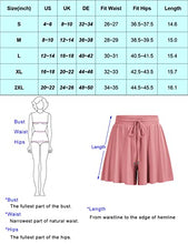 Load image into Gallery viewer, JACK SMITH 2 in 1 Flowy Running Shorts for Women Gym Yoga Athletic Workout Biker Lounge Skorts Summer(L, Light Pink)
