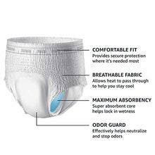 Load image into Gallery viewer, Amazon Basics Incontinence Underwear for Men, Maximum Absorbency, 2X-Large, 42 Count, 3 Packs of 14 (Previously Solimo)
