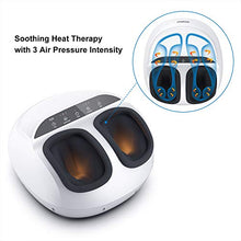 Load image into Gallery viewer, RENPHO Foot Massager Machine with Heat, Shiatsu Deep Kneading, Compression, Relieve Foot Discomforts from Plantar Fasciitis, Fits feet up to Men Size 12
