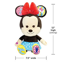Load image into Gallery viewer, Disney Hooyay Learn &amp; Play Minnie Mouse Plush with Learning Programs to Teach Children About Letters, Numbers, and Body Parts for Ages 18 Months and Up
