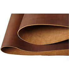 Load image into Gallery viewer, Muse Craft Flawless 12&#39;&#39;X24&#39;&#39; 5-6oz Dark Brown Tooling Leather Finished Full Grain Cowhide Leather Import A Grade Leather Hide 1.8-2.1mm Tooling Sewing Hobby Workshop Crafting Leather
