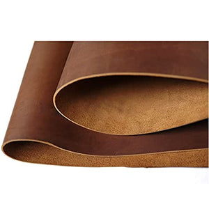 Muse Craft Flawless 12''X24'' 5-6oz Dark Brown Tooling Leather Finished Full Grain Cowhide Leather Import A Grade Leather Hide 1.8-2.1mm Tooling Sewing Hobby Workshop Crafting Leather