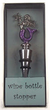 Load image into Gallery viewer, Mermaid Bottle Stopper &amp; Wine Charms Bundle
