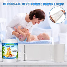 Load image into Gallery viewer, Ravel Bamboo Unscented Diaper Liners - 100% Bamboo Disposable Cloth Diaper Inserts, Gently and Soft Biodegradable, Chlorine &amp; Dye and Fragrance Free- 100 Sheets Per Roll, (4PK) 400 - (4 Roll, Bamboo)
