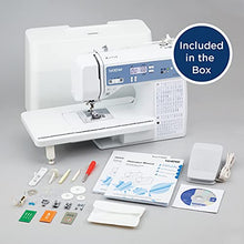 Load image into Gallery viewer, Brother XR9550 Sewing and Quilting Machine, Computerized, 165 Built-in Stitches, LCD Display, Wide Table, 8 Included Presser Feet, 20x12x17, White
