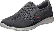 Load image into Gallery viewer, Skechers Equalizer Double Play Charcoal/Orange 12
