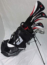 Load image into Gallery viewer, New Mens Left Handed Complete Golf Set Custom Made Clubs for Tall Men 6'0" to 6' 6" Tall Driver, Fairway Wood, Hybrids, Irons, Putter, Stand Bag
